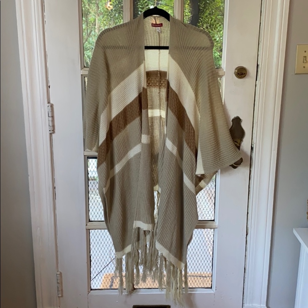Cream cape